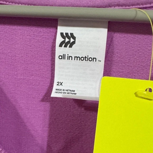 Size XXL All in motion Purple long sleeve - Picture 3 of 5